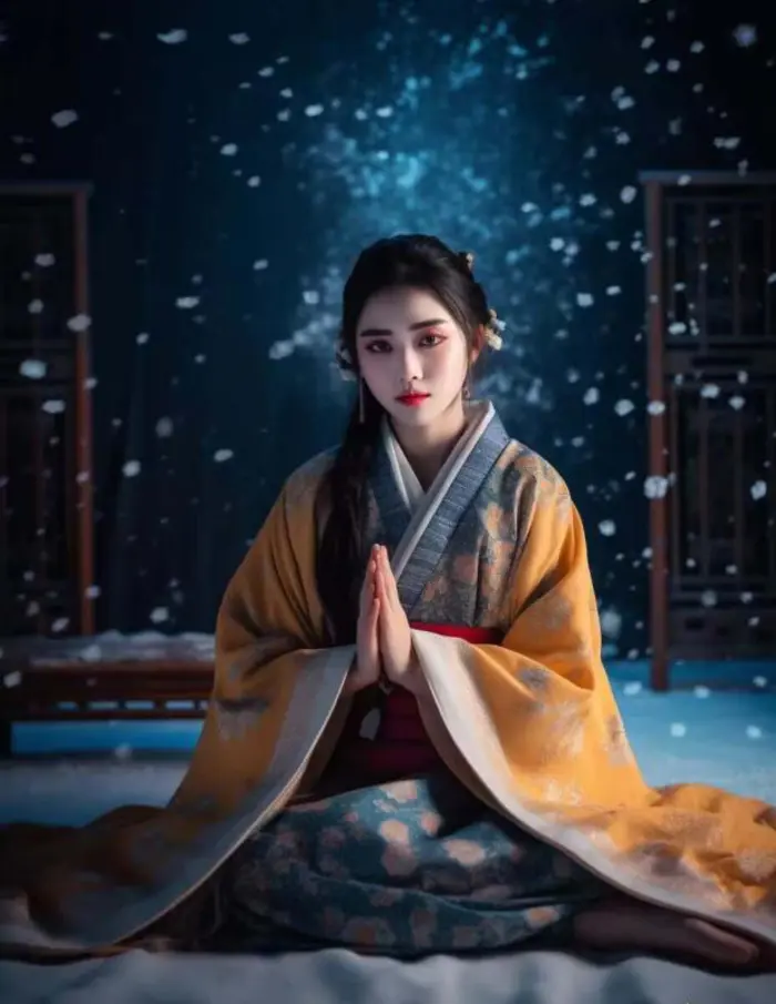 图片[5]-（8814期）Midjourney关键词-AI生成中国风古装汉服美女人像提示关键词-蛙蛙资源网