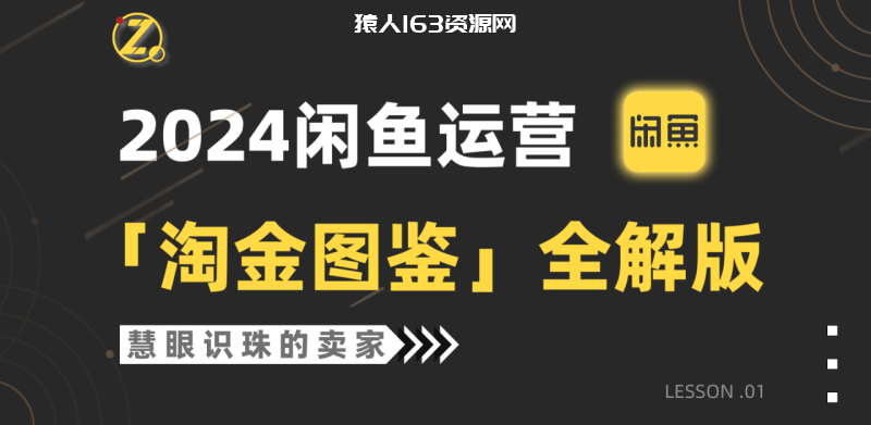 图片[1]-（9738期）2024闲鱼运营，【淘金图鉴】全解版-蛙蛙资源网